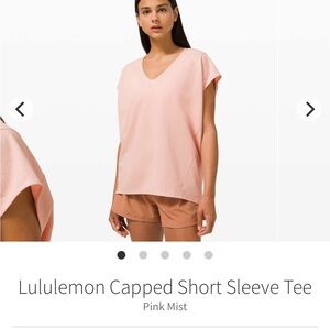 Lululemon capped short sleeve 6
